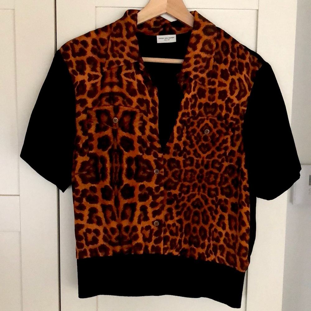 Dries Van Noten Silk bowling shirt